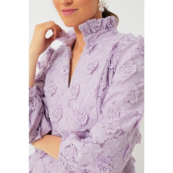 TUCKERNUCK Lilac Lace Palmerston Dress Size XS NWT Retail $328 Tuckernuck - Picture 5 of 8